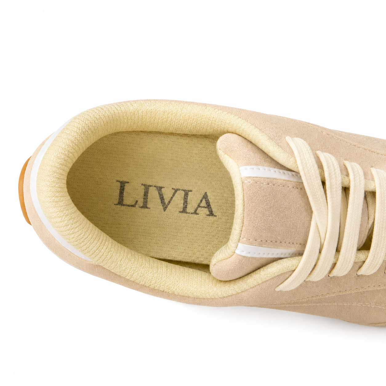 LIVIA Trail Suede Sneaker – Sand