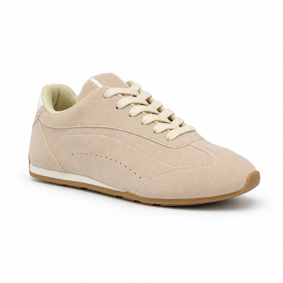 LIVIA Trail Suede Sneaker – Sand