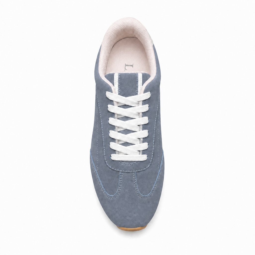 LIVIA Trail Suede Sneaker – Sky