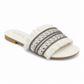 LIVIA Fringe Slide – White
